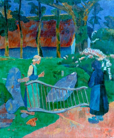 《花门》，1889年。 作者 保罗·塞鲁西耶