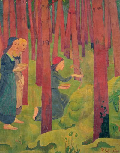咒语，或圣木，1891年 作者 保罗·塞鲁西耶