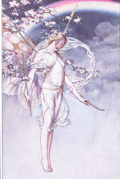 1908年的暴风雨中，天空中的女王，其水汪汪的拱门和混乱与我们共同留下了这些 作者 保罗·文森特·伍德罗夫