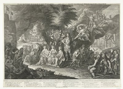 威廉三世国王作为欧洲和平缔造者的寓言，1697 年
国王威廉三世恢复欧洲和平/Anno 1697 / La Paix retablie dans l