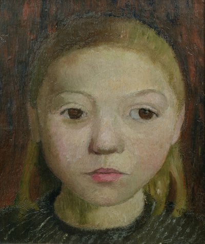一个女孩的头 作者 Paula Modersohn Becker