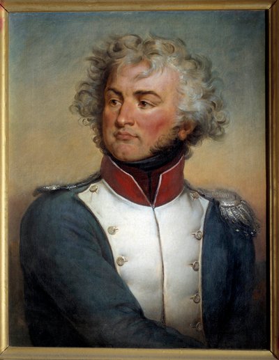 让·巴蒂斯特·克莱伯 (Jean Baptiste Kleber) (1753-1800) 上莱茵第四营中校的肖像 宝林·盖林 (Paulin Guerin) (1783-1855) 1834 年 0.72 x 0.55 米。 作者 保林·让·巴蒂斯特·格林