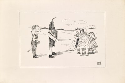 玩耍的儿童和士兵 作者 保琳·艾布纳