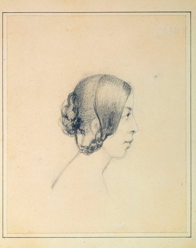 自画像。 作者 宝琳（Pauline Viardot Garcia）