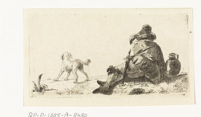 男子与狗 作者 保卢斯·查尔斯·杰拉德·波尔曼