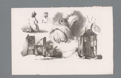三个人物和两个废墟 景观原理（系列名称） Principes de paysages（系列标题） 作者 德瓦斯梅和洛朗