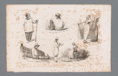 六个不同的人物 景观原理（系列名称） Principes de paysages（系列标题） 作者 德瓦斯梅和洛朗