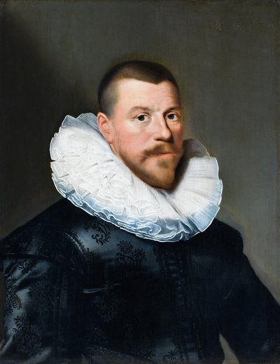 一个中年男人的肖像 作者 Paulus Moreelse