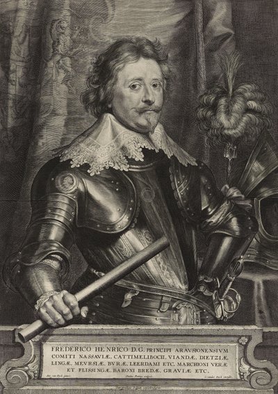 弗雷德里科·亨里科（Frederico Henrico）（弗雷德里克·亨利，奥兰治亲王）（在普通纸上雕刻） 作者 保罗·本丢斯