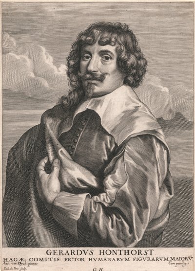 Gerardus Honthorst，伯爵主要人物画家 作者 保罗·本丢斯