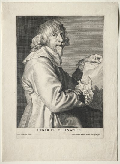 Henri van Steenwyck的肖像。 作者 保罗·本丢斯