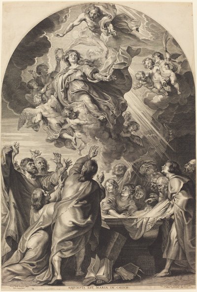 圣母升天 作者 Paulus Pontius，以彼得·保罗·鲁本斯爵士的名字命名