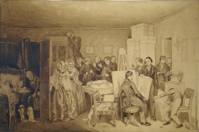 菲德尔卡斯之死的后果，1844年 作者 帕维尔·安德烈耶维奇·费多托夫（Pavel Andreevich Fedotov）