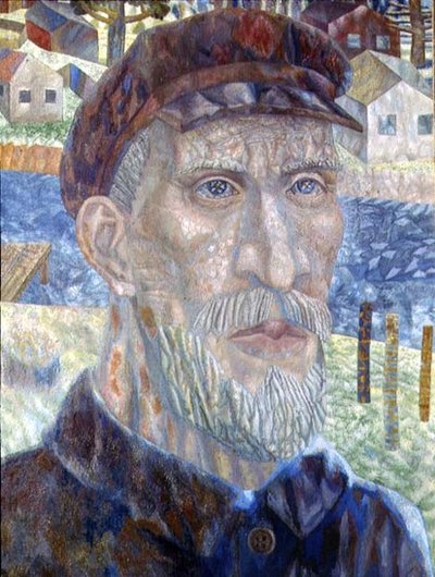 Kolkhoznik（集体农场的成员） 1931（布面油画） 作者 帕维尔·尼古拉耶维奇·菲洛诺夫