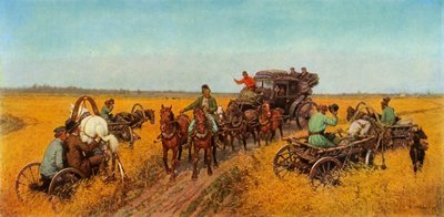 参观教区，1885年，1965年。 作者 帕维尔·奥西波维奇·科瓦列夫斯基