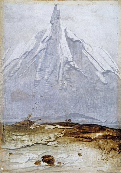 海岸景观与沉船 作者 彼得·巴尔克