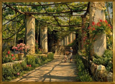 凉亭在拉韦洛 作者 Peder Monsted