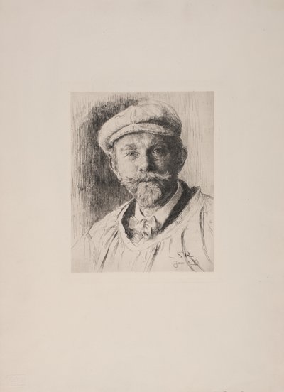 丹麦语：自画像 作者 Peder Severin Krøyer