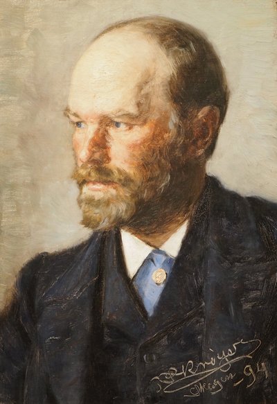 画家迈克尔-安彻肖像 作者 Peder Severin Krøyer