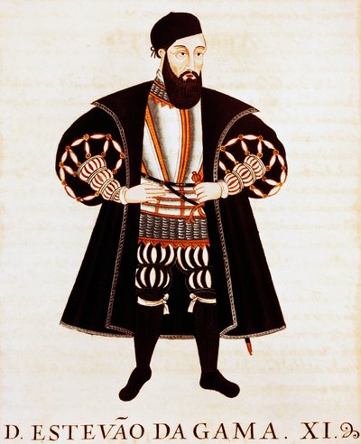 埃斯特瓦奥-达-伽马（约1505-1576年），《布里夫条约》或《印度的维佐斯-雷伊》的缩影 作者 佩德罗·巴雷托·德·雷森德