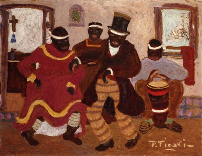 非洲怀旧（Candombe）；非洲怀旧（Candombe） 作者 佩德罗·菲加里（Pedro Figari）