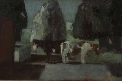 月球下的花园或第五座的静et 作者 佩德罗·菲加里·索拉里（Pedro Figari Solari）