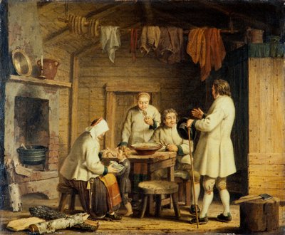 达拉卡里亚的莫拉人，约1800年（布面油画） 作者 Pehr Hilleström