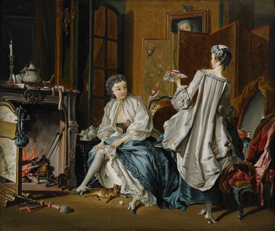 FrançoisBoucher之后的早上厕所 作者 佩尔·希勒斯特罗姆（PehrHilleström）