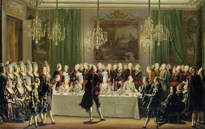 斯德哥尔摩宫，新年前夜1779年 作者 佩尔·希勒斯特罗姆（PehrHilleström）