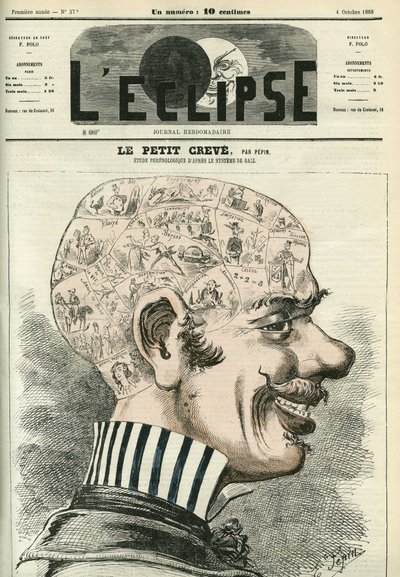 小克里夫，学习颅相学。 Pepin 的“L