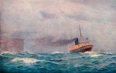 P.＆O.蒸笼向外绑定，1913年 作者 珀西FS Spence