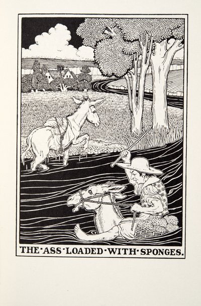来自Fontaine Fables酒吧的海绵装载了海绵。 1905年 作者 Percy J. Billingshurst