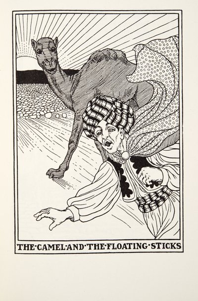 骆驼和浮动棒，来自Fontaine Fables，酒吧。 1905年 作者 Percy J. Billingshurst