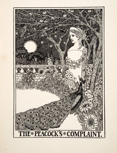 The Peacocks Complaint，来自Andred寓言的Aesop，pub.1903 作者 Percy J. Billingshurst