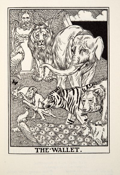 钱包，来自Fontaine Fables，酒吧。 1905年 作者 Percy J. Billingshurst