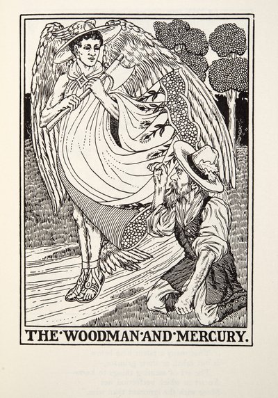 酒吧和水星，来自Fontaine Fables，酒吧。 1905年 作者 Percy J. Billingshurst