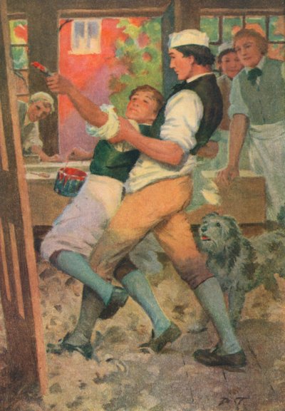 乔治-艾略特为《亚当-贝德》绘制的插图（彩色石版画） 作者 珀西·塔兰特