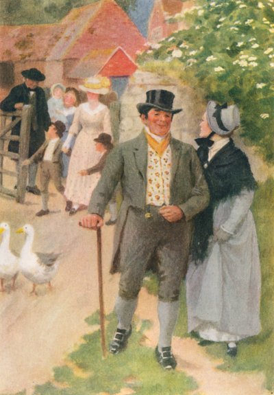 乔治-艾略特为《亚当-贝德》绘制的插图（彩色石版画） 作者 珀西·塔兰特