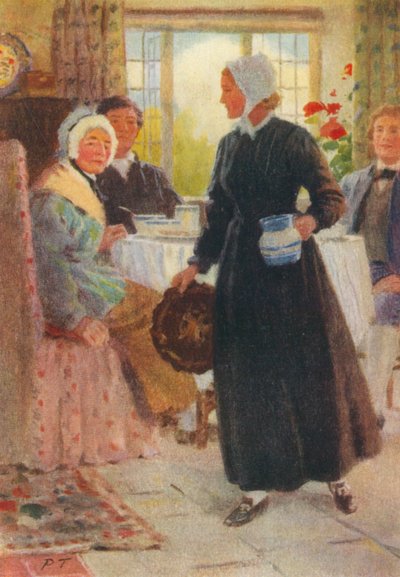 乔治-艾略特为《亚当-贝德》绘制的插图（彩色石版画） 作者 珀西·塔兰特