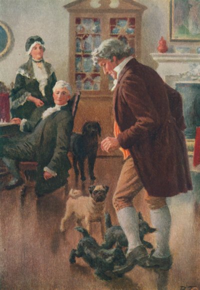 乔治-艾略特为《亚当-贝德》绘制的插图（彩色石版画） 作者 珀西·塔兰特