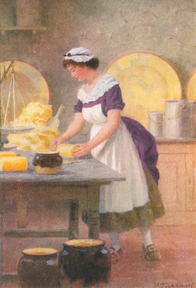 乔治-艾略特为《亚当-贝德》绘制的插图（彩色石版画） 作者 珀西·塔兰特