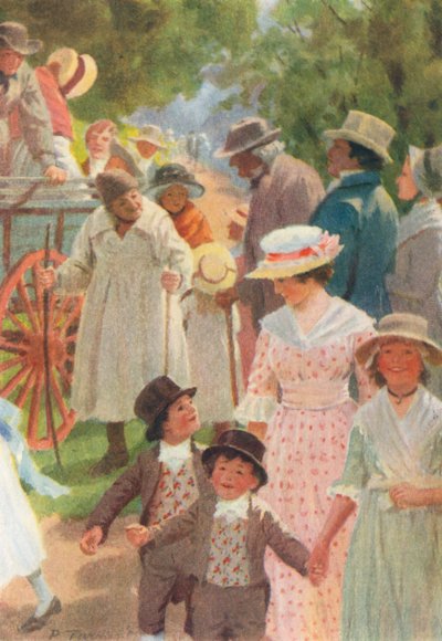 乔治-艾略特为《亚当-贝德》绘制的插图（彩色石版画） 作者 珀西·塔兰特