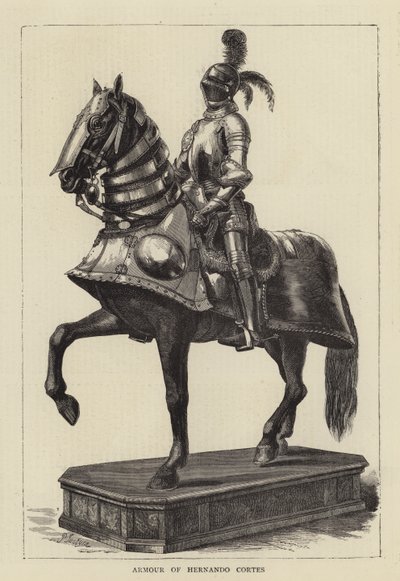 Hernando Cortes的护甲 作者 珀西·威廉·贾斯汀