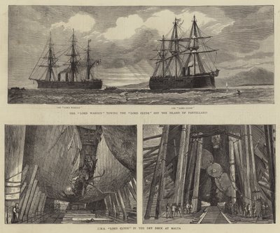 HMS Lord Clyde 作者 Percy William Justyne
