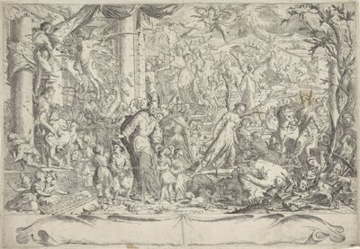 人类生命的寓言
人类生命课程（标题见实物） 作者 佩雷格里诺·马佐卡蒂