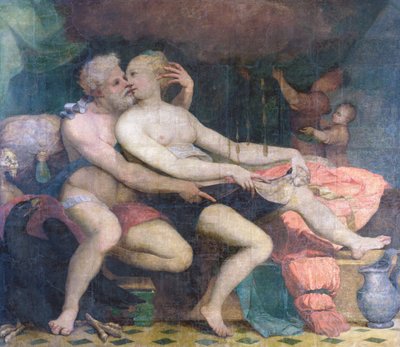 朱庇特和达娜依，约1533-1534年。 作者 佩里诺·德尔·瓦加（Perino del Vaga）