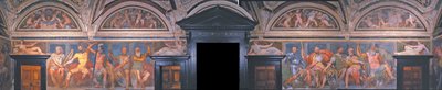 英雄凉廊。详情。德尔普林西比别墅，约1530年 作者 佩里诺·德尔·瓦加（Perino del Vaga）