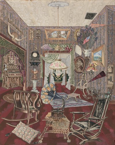 起居室, 19351942. 作者 帕金斯·哈恩利