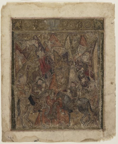 从沙纳玛（Shahnama）到山上打猎 作者 波斯学校