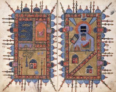来自“ Dala” il al-Khayrat的装饰性装饰物，约800年 作者 波斯学校